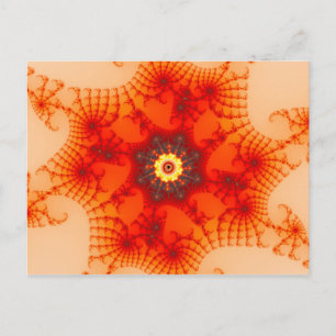 Fire Web - Fractal Art Briefkaart