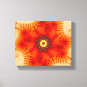 Fire Web - Fractal Art Canvas Afdruk (Voorkant)