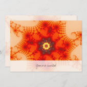 Fire Web - Fractal Art Kaart (Voorkant / Achterkant)