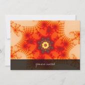 Fire Web - Fractal Art Kaart (Voorkant)