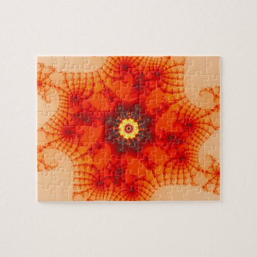 Fire Web - Fractal Art Legpuzzel (Horizontaal)