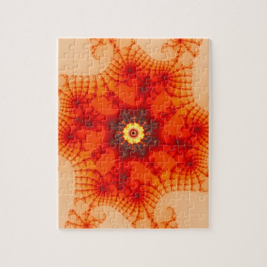 Fire Web - Fractal Art Legpuzzel (Verticaal)