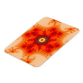 Fire Web - Fractal Art Magneet (Linkerzijde)