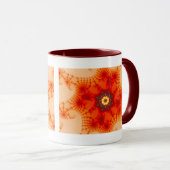 Fire Web - Fractal Art Mok (Voorkant rechts)