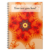 Fire Web - Fractal Art Notitieboek (Voorkant)