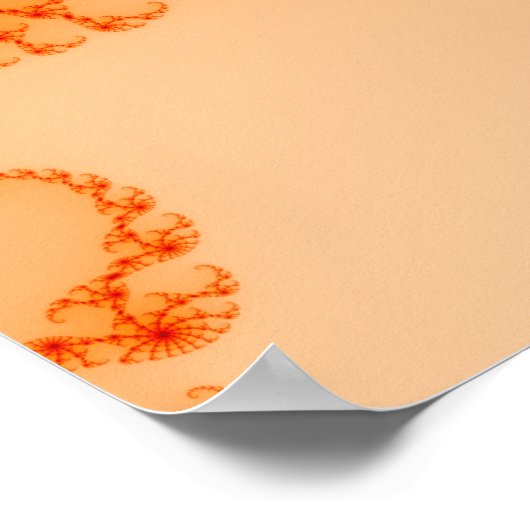 Fire Web - Fractal Art Poster (Hoek)