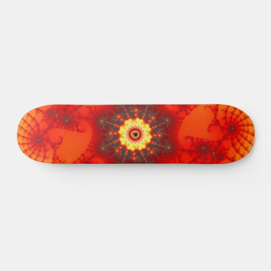 Fire Web - Fractal Art Skateboard (Horizontaal)