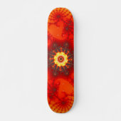 Fire Web - Fractal Art Skateboard (Voorkant)