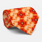 Fire Web - Fractal Art Stropdas (Opgerold)