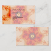 Fire Web - Fractal Art Visitekaartje (Voorkant / Achterkant)