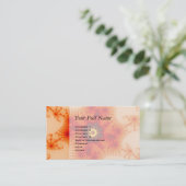 Fire Web - Fractal Art Visitekaartje (Staand voorkant)