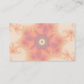 Fire Web - Fractal Art Visitekaartje (Achterkant)