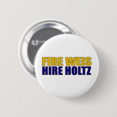 Fire Weis Hire Holtz Ronde Button 5,7 Cm (Voorkant /achterkant)