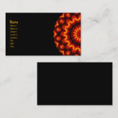 Fire Wheel Kaleidoscoop Visitekaartje (Voorkant / Achterkant)