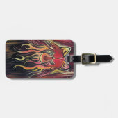 Fire Wolf Bagagelabel (Voorkant horizontaal)