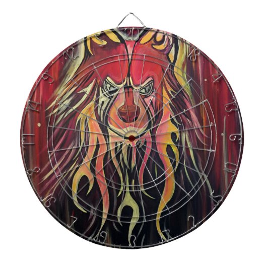 Fire Wolf Dartbord (Voorkant)