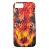 Fire Wolf Djinn Fantasy Art Apple iPhone 7 Hoesje (Achterkant)
