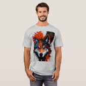Fire Wolf T-shirt (Voorkant volledig)