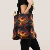 Fire World Sunset Tote Bag (Dichtbij)