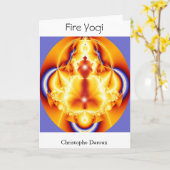 Fire Yogi Kaart (Gele Bloem)