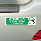 Firearm Bumpersticker (Op auto)