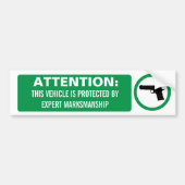 Firearm Bumpersticker (Voorkant)