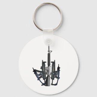 Firearm Middle Finger Sleutelhanger