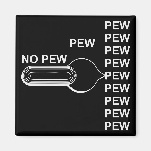Firearm Selector Switch Pew Pew # Magneet (Voorkant)