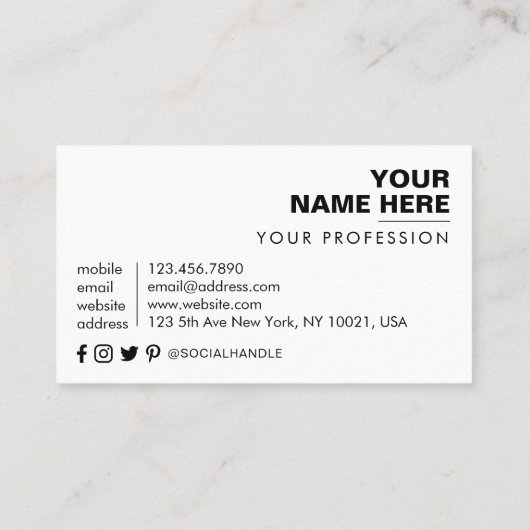 FIrearms Instructor QR-code Visitekaartje (Achterkant)