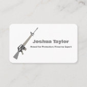 FireArms Pistool Store Visitekaartje (Voorkant)