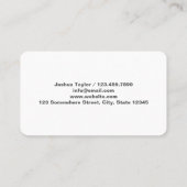 FireArms Pistool Store Visitekaartje (Achterkant)