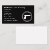 Firearms Range And Safety Training Visitekaartje (Voorkant / Achterkant)