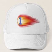 Fireball #1 Trucker Hat Trucker Pet (Voorkant)