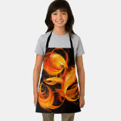 Fireball Abstract Art Apron Schort (Insitu)