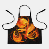 Fireball Abstract Art Apron Schort (Voorkant)