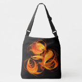 Fireball Abstract Art Cross Body Crossbody Tas (Voorkant)