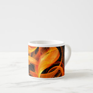 Fireball Abstract Art Espresso-Mok Espresso Kop