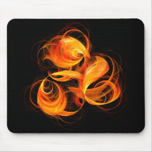 Fireball Abstract Art Mousepad Muismat