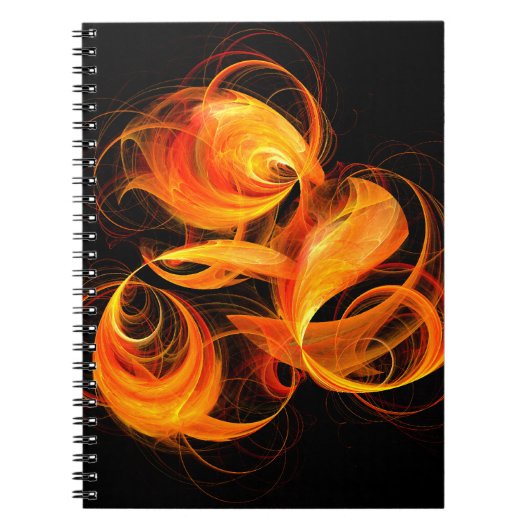Fireball Abstract Art Notitieboek (Voorkant)
