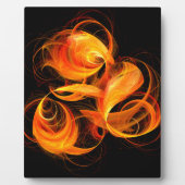 Fireball Abstract Art Plaque Fotoplaat (Voorkant)