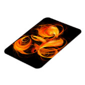 Fireball Abstract Art Premium Magnet Magneet (Linkerzijde)
