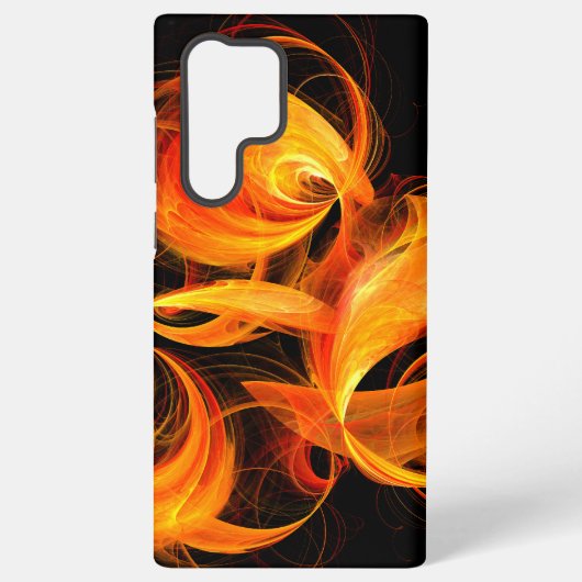 Fireball Abstract Art Samsung Galaxy Hoesje (Achterkant)