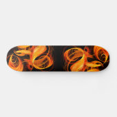 Fireball Abstract Art Skateboard (Horizontaal)