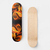 Fireball Abstract Art Skateboard (Voorkant)