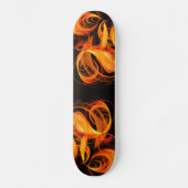 Fireball Abstract Art Skateboard (Voorkant)