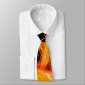 Fireball Abstract Art Stropdas (Gebonden)