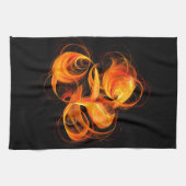 Fireball Abstracte Art Kitchen Towel Theedoek (Horizontaal)