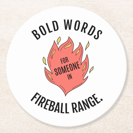 Fireball D&D Onderzetter (Voorkant)