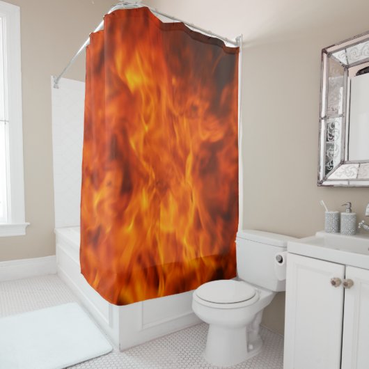 Fireball Douchegordijn (In situ)