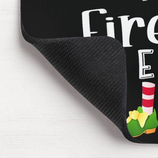 Fireball Elf Group Christmas Funny Pajama Party Muismat (Hoek)